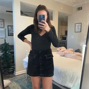 Urban outfitters black mini skirt